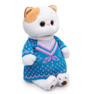 Мягкая игрушка BUDI BASA Кошка Ли-Ли в бирюзовом свитере 24 см
