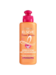 L`OREAL Elseve Крем-уход несмываемый Нет Ножницам Длина Мечты для длинных поврежденных волос, с кератином, 200 мл