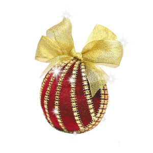 Волшебная мастерская Шар новогодний Жемчужина красная