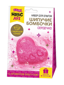 Десятое королевство Набор для опытов Шипучие бомбочки. Сердечко