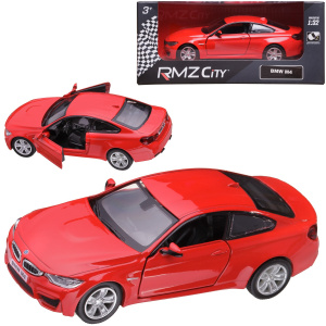 Машинка металлическая Uni-Fortune RMZ City серия 1:32 BMW M4 COUPE, цвет красный, двери открываются