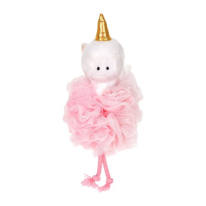 Мочалка Банные Штучки для нежной и чувствительной кожи Единорожка, 17х12 см, soft