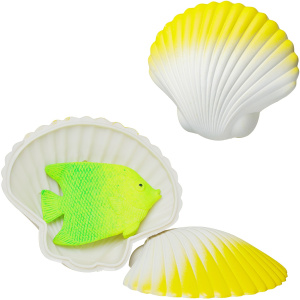 Junfa Игрушка-сюрприз Ракушка растущая в воде желтая