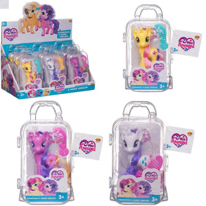 Игровой набор ABtoys Моя лошадка Пони в чемоданчике с аксессуарами, в ассортиментеСИМВОЛ ГОДА 2026