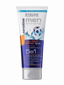 EVELINE Men Extreme Q10+R Гель после притья Sensitive 5в1 200мл