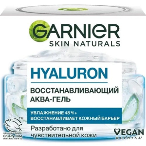 Восстанавливающий Гиалуроновый Аква-Гель GARNIER Skin Naturals 50мл