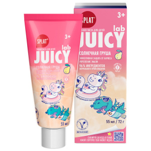 SPLAT Зубная паста JUICY LAB Солнечная груша 55мл/72 г