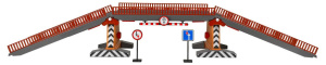 Игровой набор Форма Мост автомобильный для масштабных моделей 1:43 и 1:36