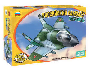 Сборная модель ZVEZDA Самолет Российский истребитель