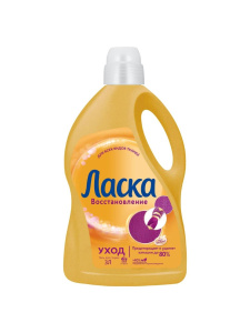 ЛАСКА Гель для стирки Уход Восстановление 3000мл
