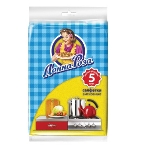 Донна Роза Салфетки вискозные 5 шт