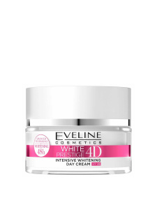 EVELINE WHITE PRESTIGE 4D Дневной крем выравнивающий тон SPF25 д/жирной и комбинированной кожи 50мл EVELINE WHITE PRESTIGE 4D Дневной крем выравнивающий тон SPF25 д/жирной и комбинированной кожи 50мл