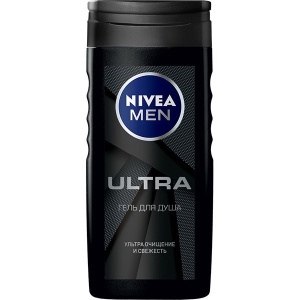 NIVEA MEN Гель для душа ULTRA Ультраочищение и свежесть 250мл