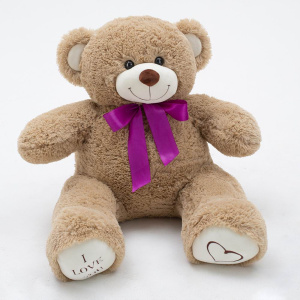 Мягкая игрушка Fixsitoysi Медведь Макар кофейный 65 см