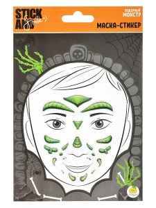 Маска-стикер ЯиГрушка Stick&Smile для лица Пещерный монстр