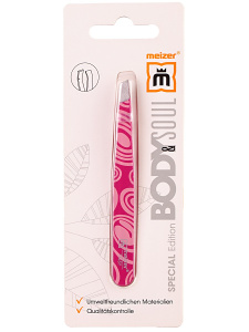 Meizer Пинцет pink/white 114-SY
