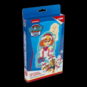 Набор для творчества LORI Роспись по дереву. Новогодний сувенир Щенячий патруль Скай