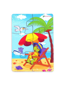 Пазл 6 Черепашка в отпуске