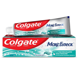 COLGATE Зубная паста МАКС БЛЕСК Кристальная мята 100мл