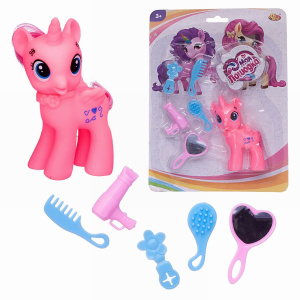 Игровой набор Abtoys Моя лошадка Пони единорог розовая с игровыми предметамиСИМВОЛ ГОДА 2026