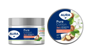 AURA Крем 3в1 для лица, рук и тела в банке 250мл