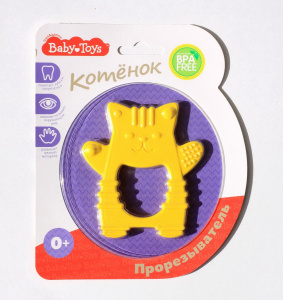 Прорезыватель Десятое королевство Baby Toys "Котенок"