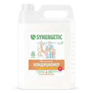 SYNERGETIC Кондиционер для белья Миндальное молочко 5л