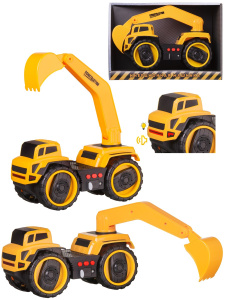 Спецтехника. Машинка инерционная "Экскаватор", световые и звуковые эффекты