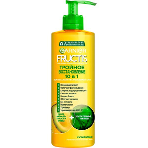 Средство для волос GARNIER Fructis Тройное восстановление 10в1 несмываемый 400мл