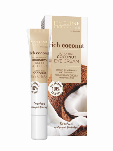 EVELINE Rich Coconut Крем д/кожи в/глаз богатый питат.кокосов.20мл