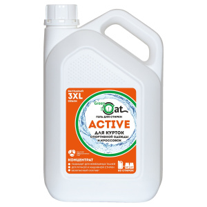 GREEN CAT Гель для стирки курток и кроссовок 3л