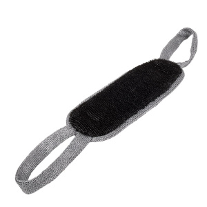 Мочалка из полипропилена Мужская двусторонняя, 37х13 см (57х13 см с ручками), medium/hard, для бани и сауны Банные штучки