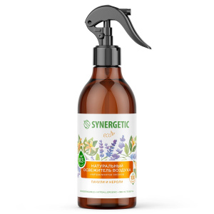 SYNERGETIC Натуральный освежитель воздуха "Пачули и нероли ", 380мл