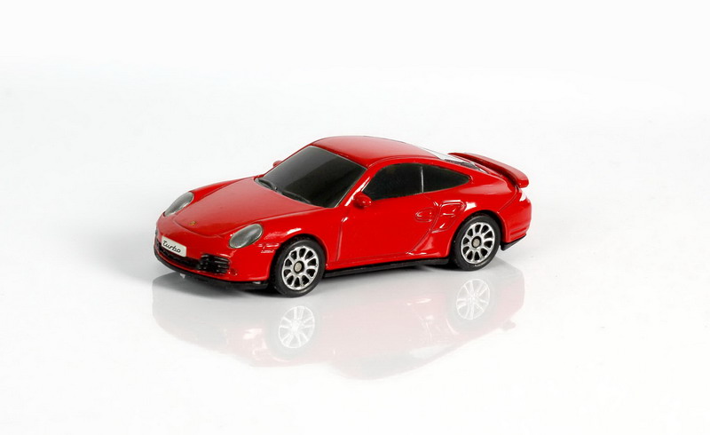 Машинка металлическая Uni-Fortune RMZ City 1:64 Porsche 911 Turbo, без механизмов, (красный)