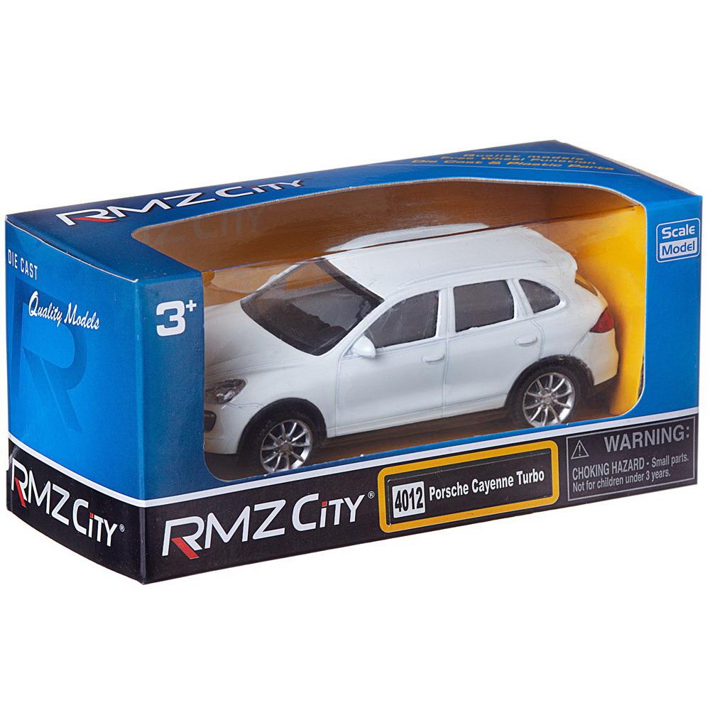Машинка металлическая Uni-Fortune RMZ City 1:43 Porsche Cayenne Turbo , без механизмов, 2 цвета (красный/белый)