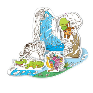 Раскраска Malamalama 3D В джунглях