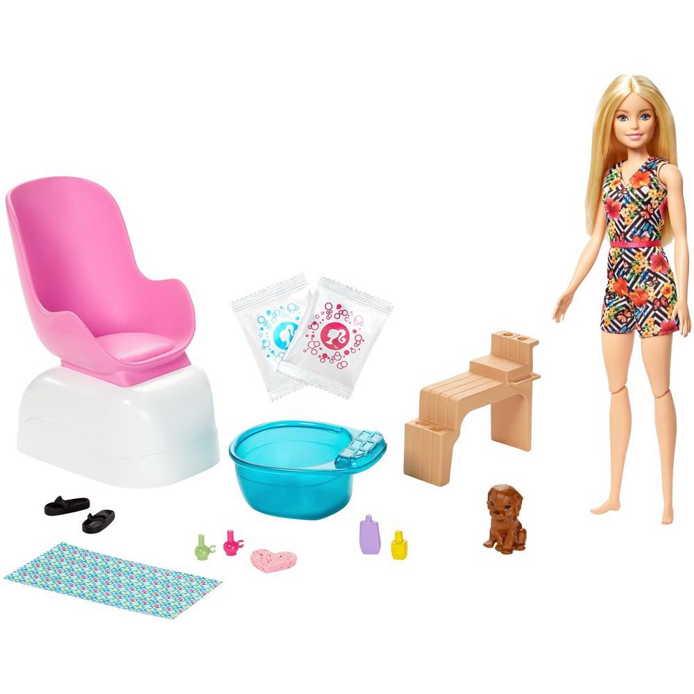 Игровой набор Mattel Barbie набор для маникюра/педикюра