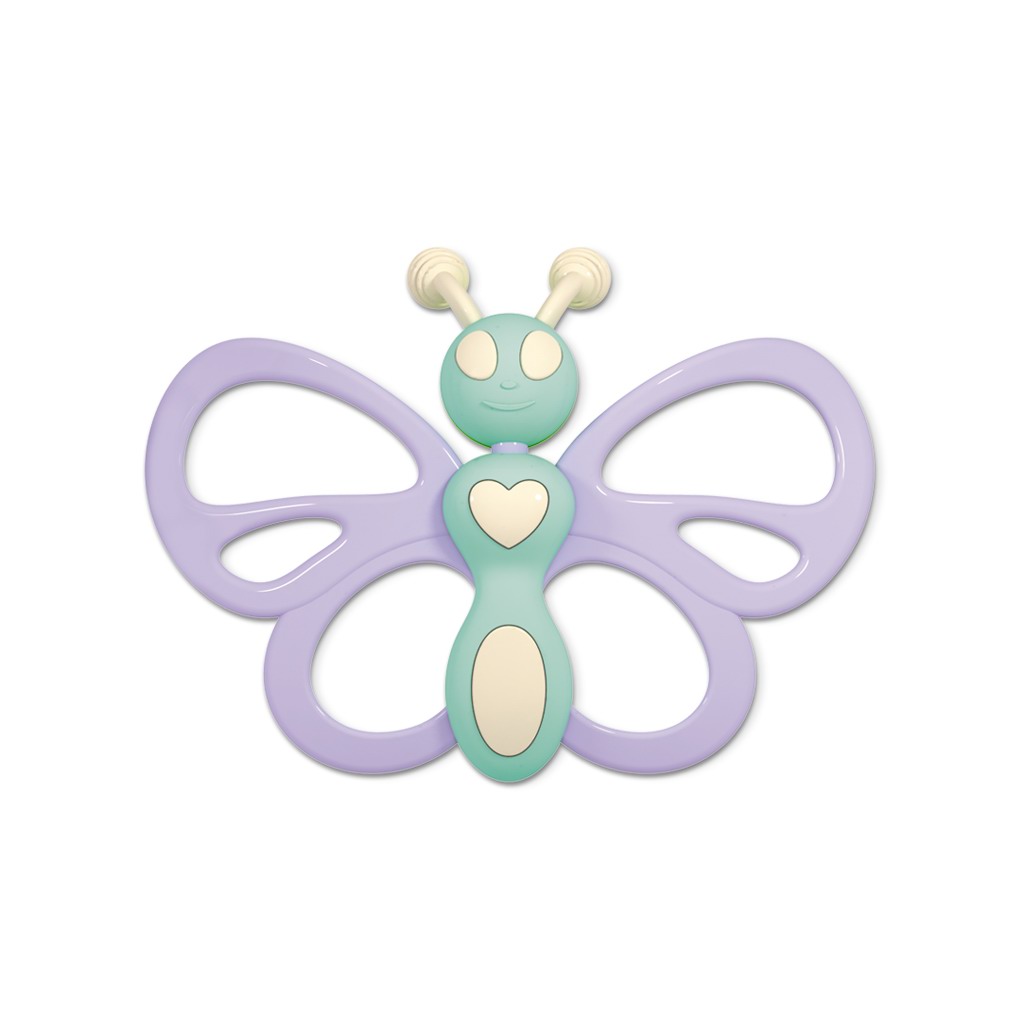 Погремушка-прорезыватель «Бабочка». Коллекция «Бисквит» Погремушка-прорезыватель «Бабочка». Коллекция «Бисквит»