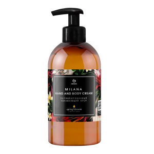 Grass Milana Hand and Body Cream Spring Blossom Парфюмированный увлажняющий крем для рук и тела (300мл)