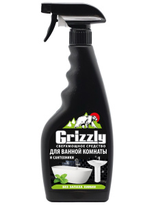 GRIZZLY Сверхмощное средство для ванной комнаты и сантехники 500мл