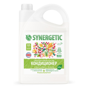 SYNERGETIC Кондиционер для белья Бальзам-кондиционер Иланг-иланг и вишня 3,75л