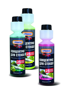 Концентрат для стекол Pingo 1:100 с дозатором 250 мл яблоко