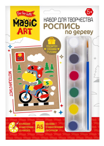 Набор для творчества Десятое королевство Роспись по дереву Мотоциклист