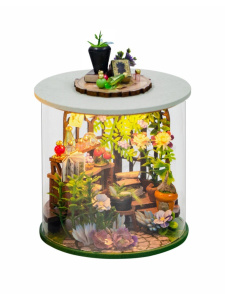 Модель сборная Hobby Day Сказочный сад (с подсветкой) 8,6*8,6*11 см