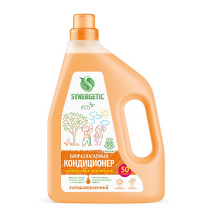 SYNERGETIC Кондиционер для белья Цитрусовая фантазия 1,5л
