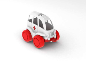 Нордик Машинка скорая помощь (без упаковки) 11,5х7,8х6,5 см