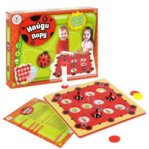 Настольная игра ABtoys Академия Игр "Найди пару. Развиваем память"