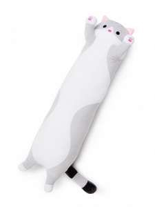 Мягкая игрушка СмолТойс Котенок серый 86 см