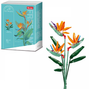 Конструктор Sluban серия Flower Цветы в вазе 269 деталей Конструктор Sluban серия Flower Цветы в вазе 269 деталей