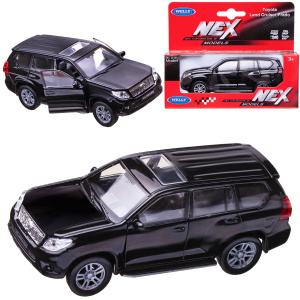 Машинка Welly 1:38 TOYOTA LAND CRUISER PRADO черная